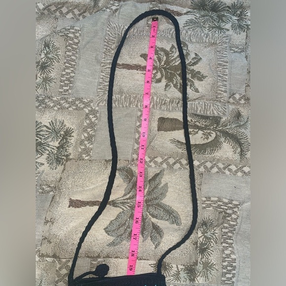 Vintage Crossbody crotchet bag woven bag floral bag y2k bag travel bag - Picture 3 of 12